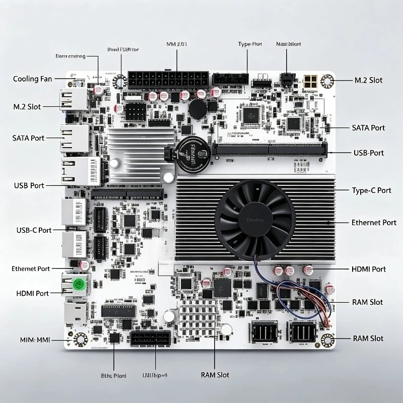 แรม DDR5, Dual M.2 NVMe, อีเธอ - Nas Motherboard 8 Sata Mini Itx บทวิจารณ์และราคา