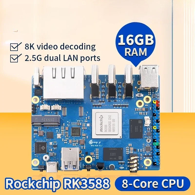 คอมพิวเตอร์บอร์ดเดี่ยว 16G R-A - Orange Pi 5 Plus 16Gb บทวิจารณ์และราคา